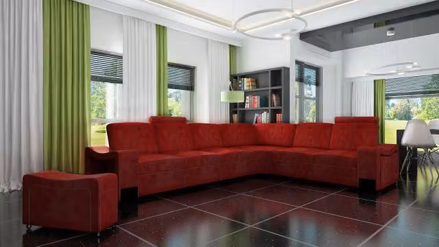 Stoffcouch Textil Couch Sofa Ecksofa Wohnlandschaft Stoffsofa Polster Eckcouch