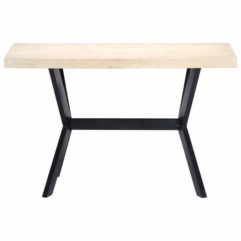 Tavolo da Pranzo 120x60x75 cm in Legno Massello di Mango