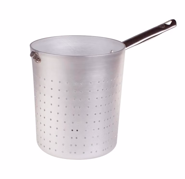 Colapasta Cilindrico in alluminio 3mm con un manico