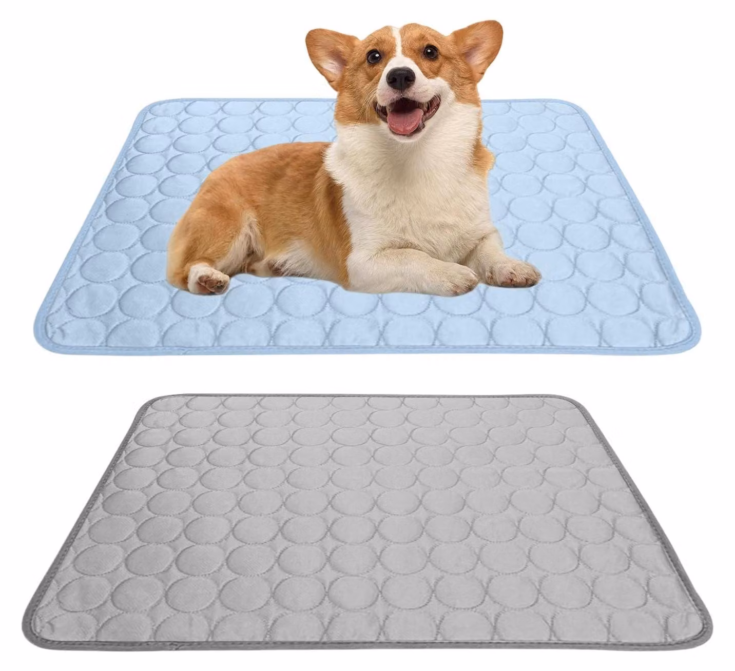 Inovra - Cuccia autorigenerante 55 x 70 cm - Letto per cani - Lavabile - Tappetino morbido per canile - Leggero - Pieghevole
