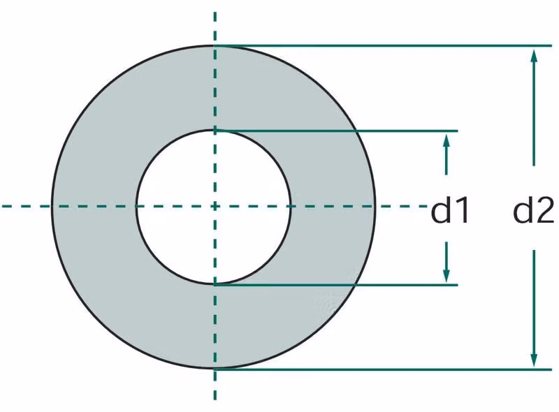 Rondelle Reyher KU 6,5x30 zincate (200 pezzi)