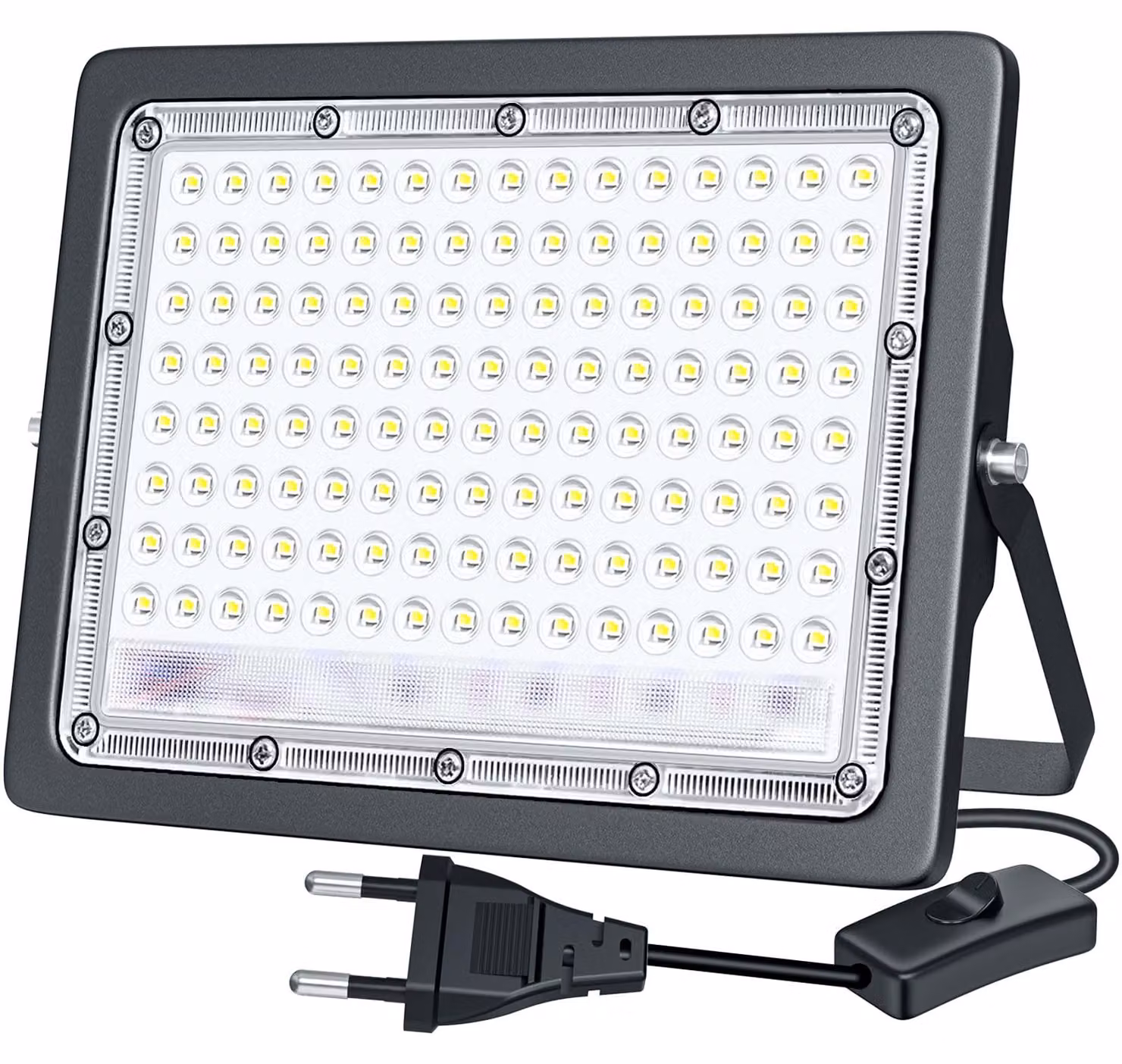 Faretto LED da esterno, 100 W, 10000 lumen, luce bianca fredda, grado di protezione IP66