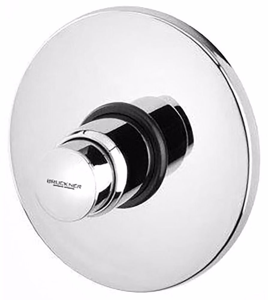 Valvola TEMPOR per WC da incasso con chiusura automatica, cromo