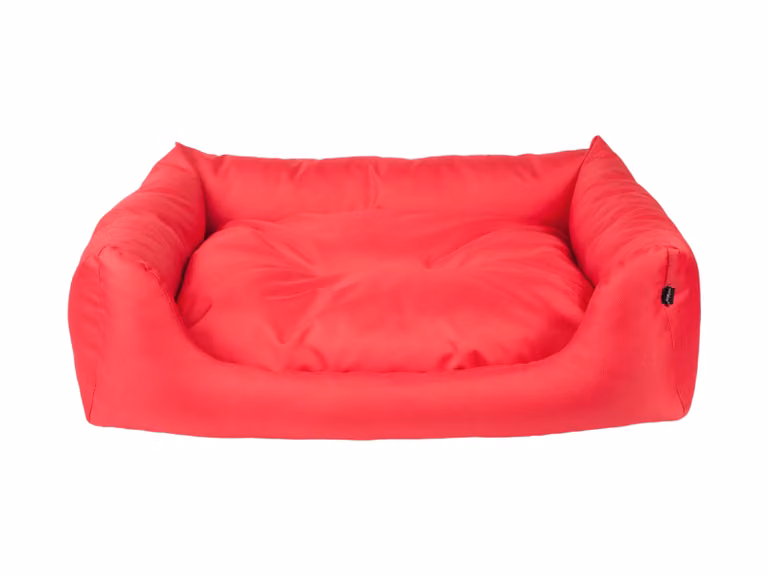 Letto per cani BASIK SOFA rosso taglia S, M, L, XL, XXL Taglia: XL - 90x72x22 cm