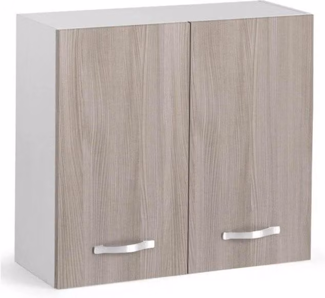 Pensile cucina doppia anta 80x32x72H colore olmo