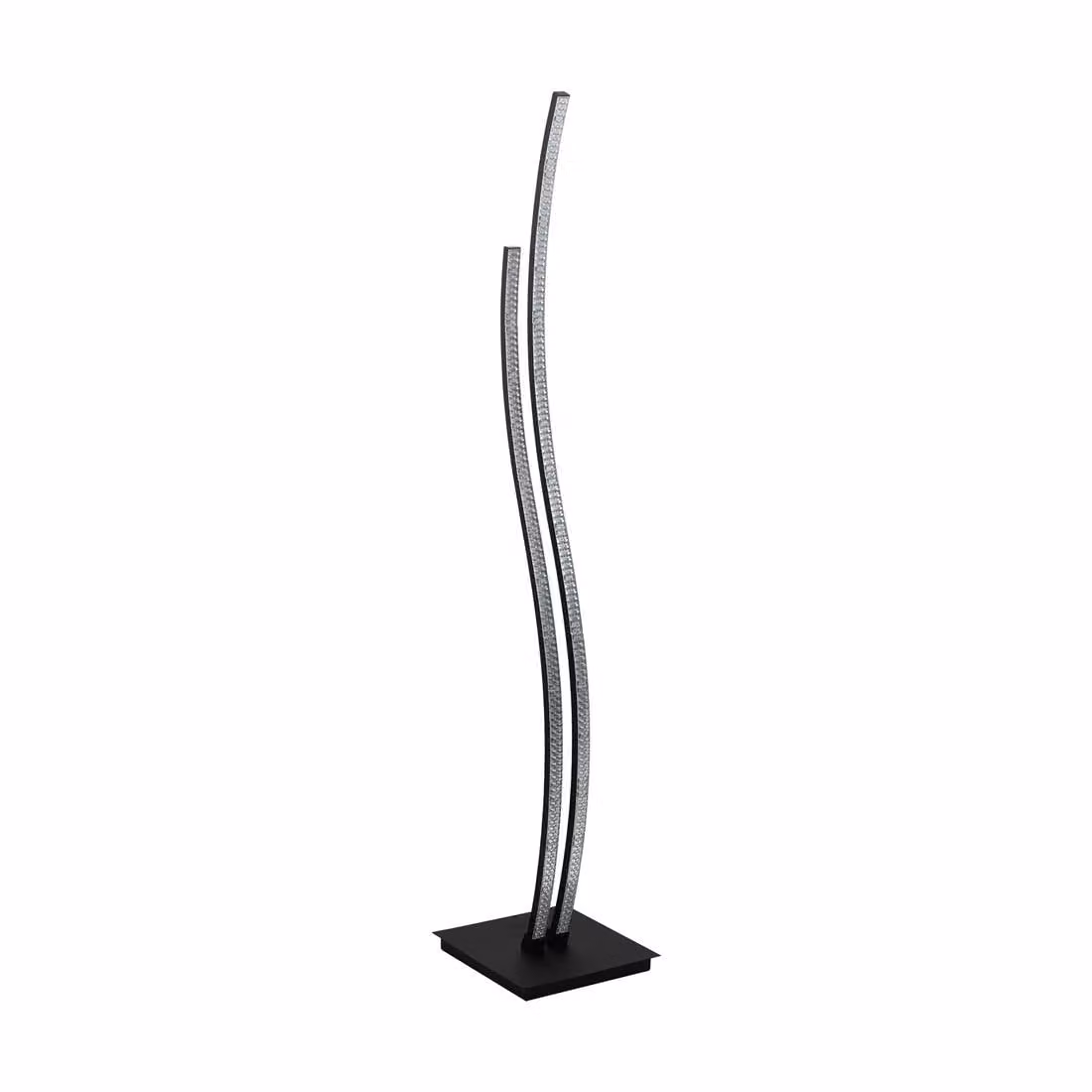 Eglo 99805 LEJIAS Lampada da terra LED 16W nero trasparente bianco caldo