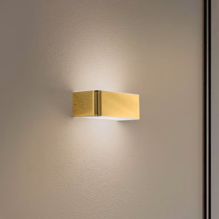 Applique da parete Rauma Argon, dimmerabile, Ottone / Oro, Soggiorno / Sala da pranzo, Metallo, Moderno, Applique