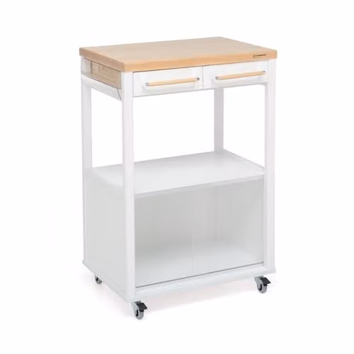 Foppapedretti Benchef Carrello Bianco-Naturale