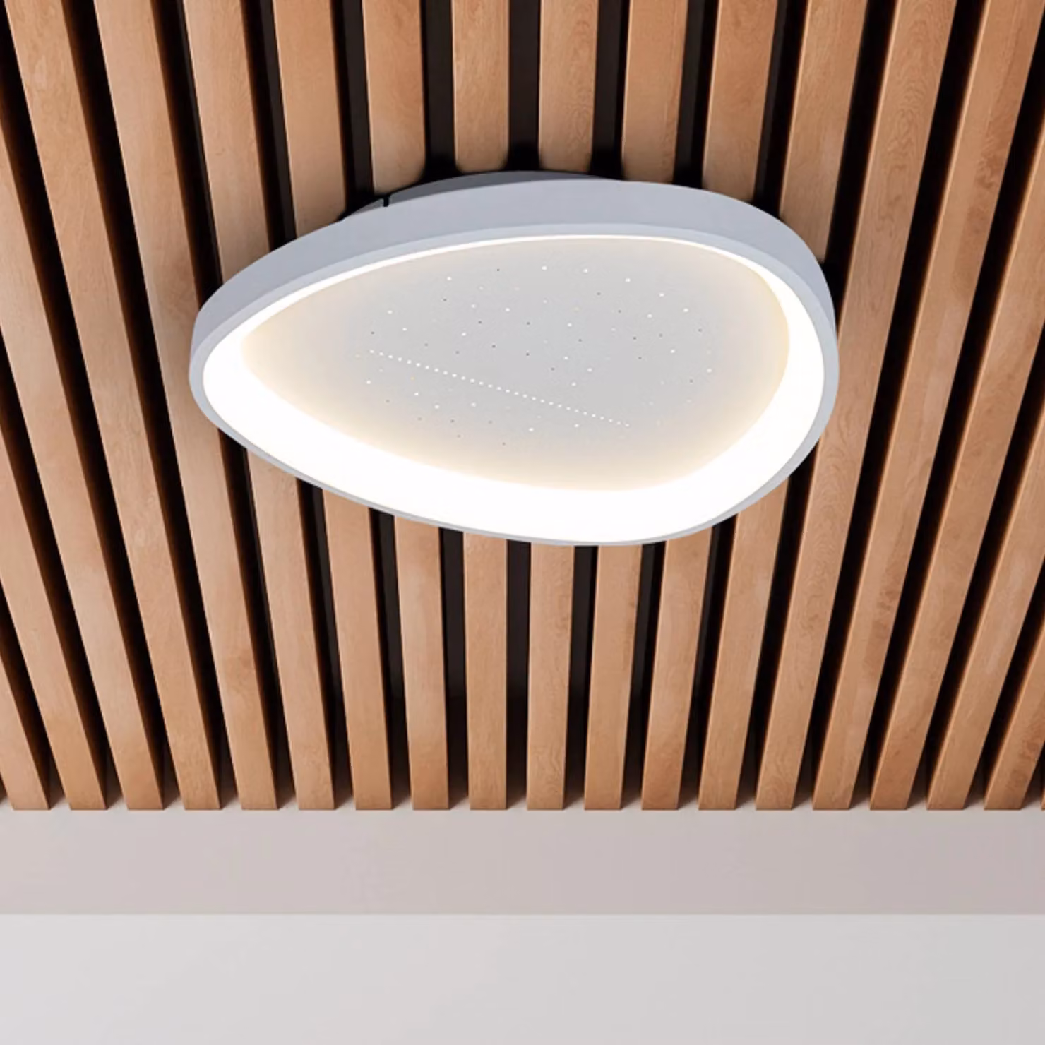 Näve Plafoniera a LED Argesa, dimmerabile, Bianco / Opale, Soggiorno / Sala da pranzo, Metallo, Moderno, Plafoniera LED