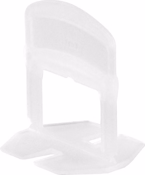 Distanziatore Strend Pro LS230T, livellante, per piastrelle, 1.0 mm, confezione da 300 pz, in plastica bianca