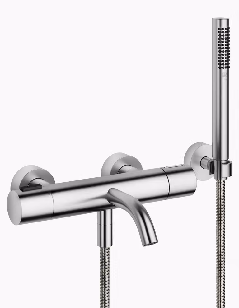 Dornbracht META Mitigeur monocommandé pour bain, pour montage mural, avec flexible de douche, saillie 210mm, 34234979-93, 34234979-93