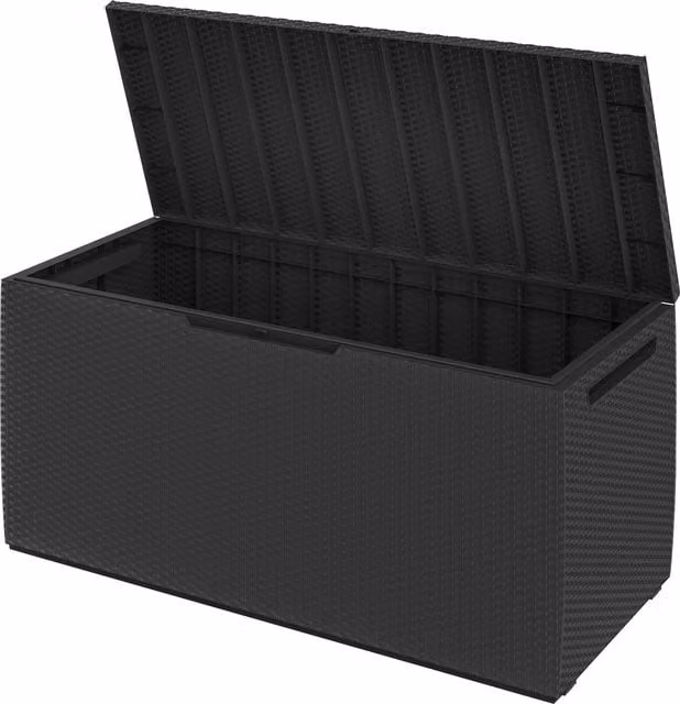Baule da giardino Keter Capri antracite con capacità 305L