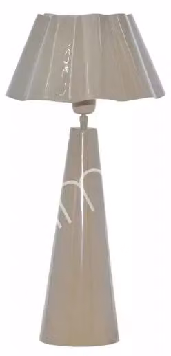Lampada da tavolo GINA, diametro 30 cm, altezza 57 cm, colore kaki
