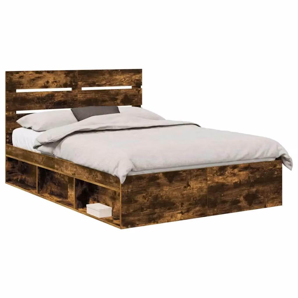 Struttura letto con cassetti vidaXL in pino massello colore marrone L/P/H: 200 x 140 x 143 cm – 2