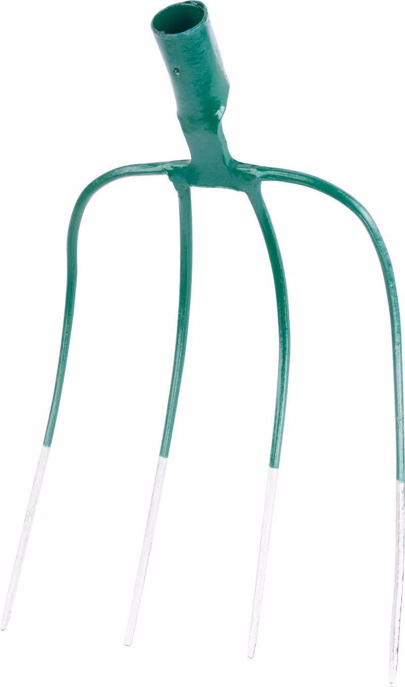 Forcone F124, 4 denti, Bavarese, senza manico