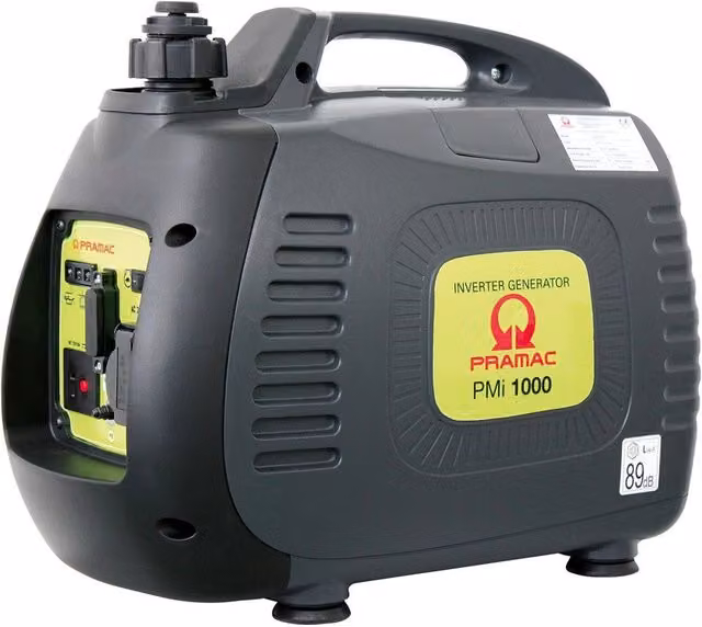 Generatore Inverter Pramac PMI 1000 a Benzina da 1000 Watt, Colore Grigio