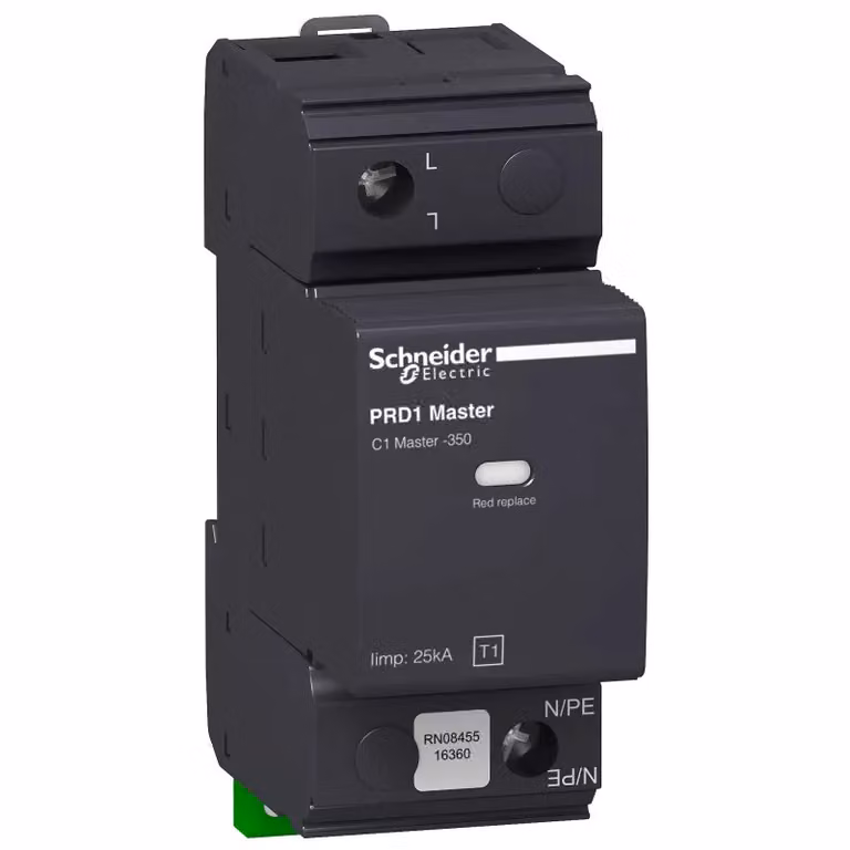 Schneider Electric Scaricatore di sovratensioni TIPO 1 PRD1 Master 1P, Uc 350 V 16360