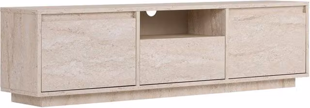 Porta TV in legno "Sentinel" - 160 x 30 x 42 cm - Travertino
