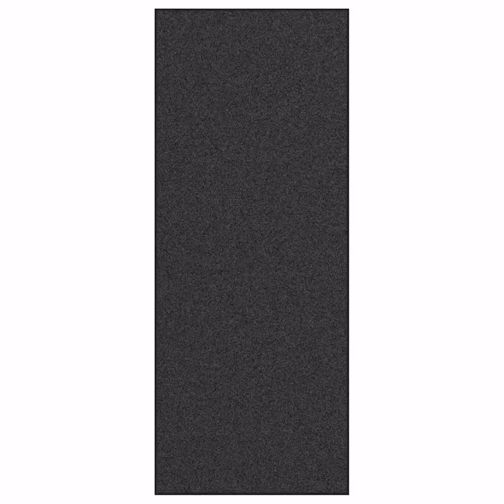 Tappetino moderno rettangolare vidaXL antracite e nero in 100% poliammide, L: 300 cm, P: 120 cm, H: 1 cm – 2
