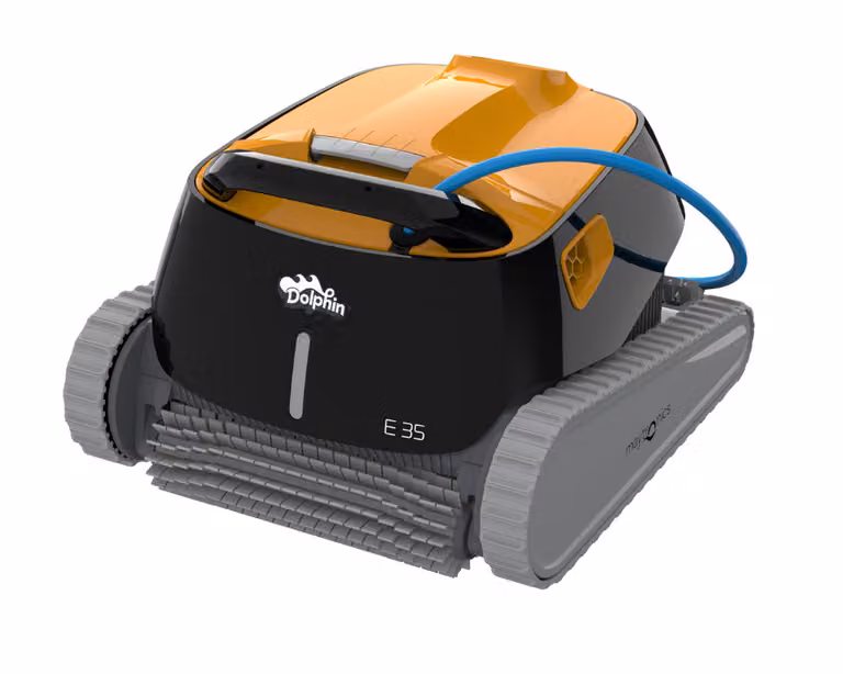 Robot per piscina Dolphin E35 con spazzola in PVC
