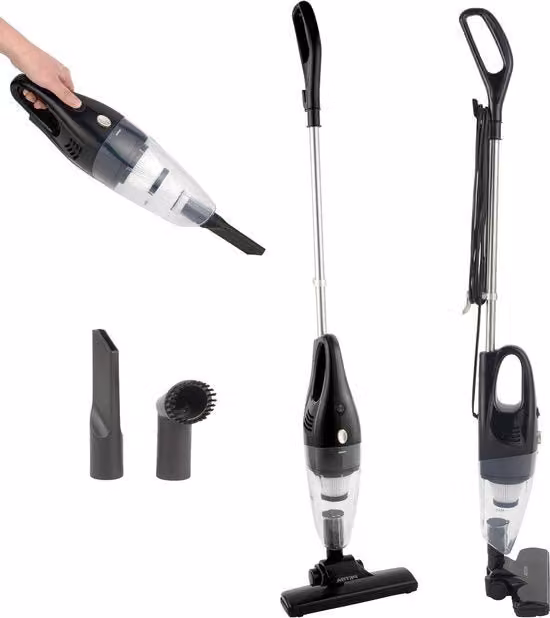 Aspirapolvere 2 in 1 - aspirapolvere a sacco da 1 litro con filtro HEPA e 16 kPa di potenza di aspirazione