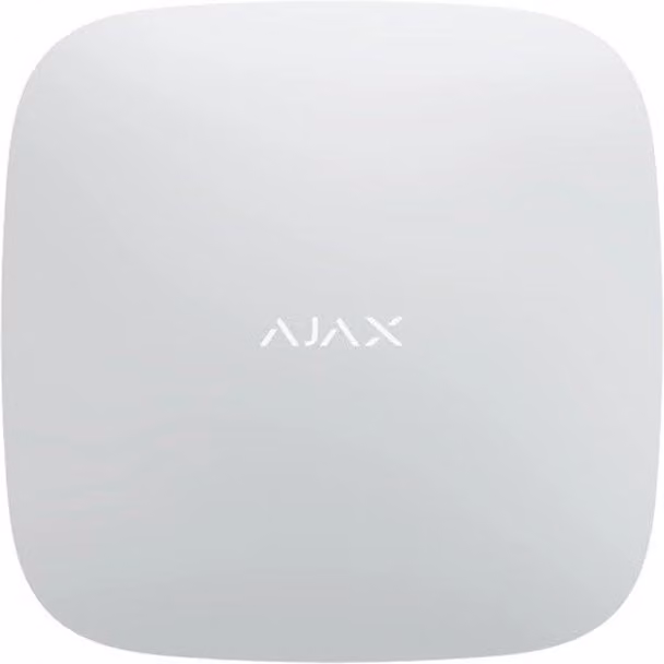 Centrale di controllo Ajax Hub 2 4G LTE/3G/2G con doppia SIM, Ethernet e Wi-Fi, Bianco