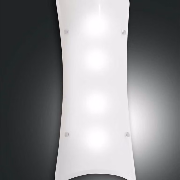 Fabas Luce lampada da soffitto classica Milton Bianca