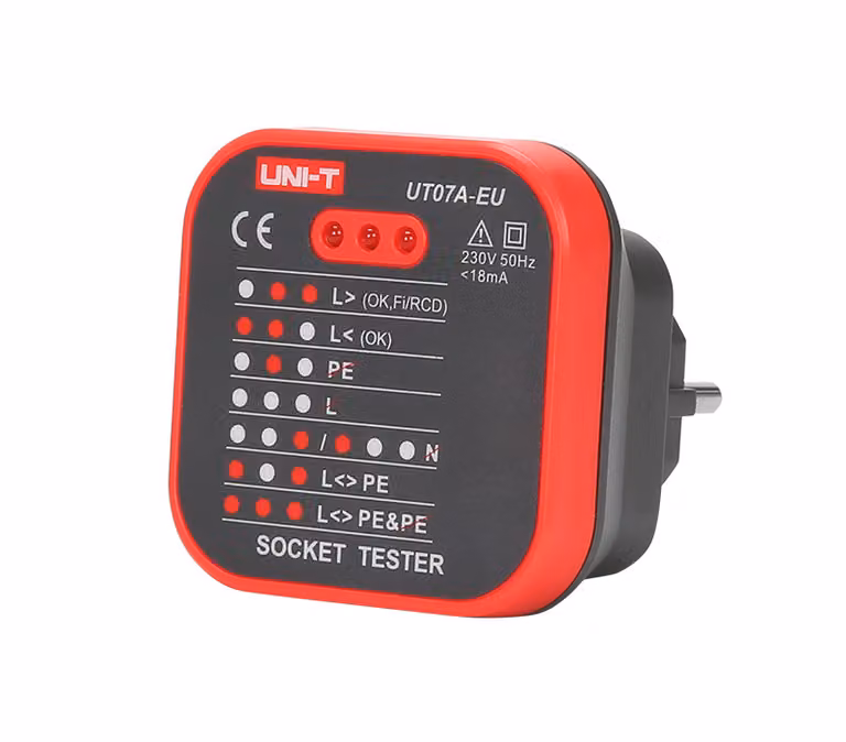 Uni-t MIE0270 Tester per prese elettriche UT07A-EU