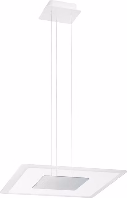Linea Light Aruba Lampada a Sospensione Moderna in Metallo e Vetro con LED Bianco Caldo
