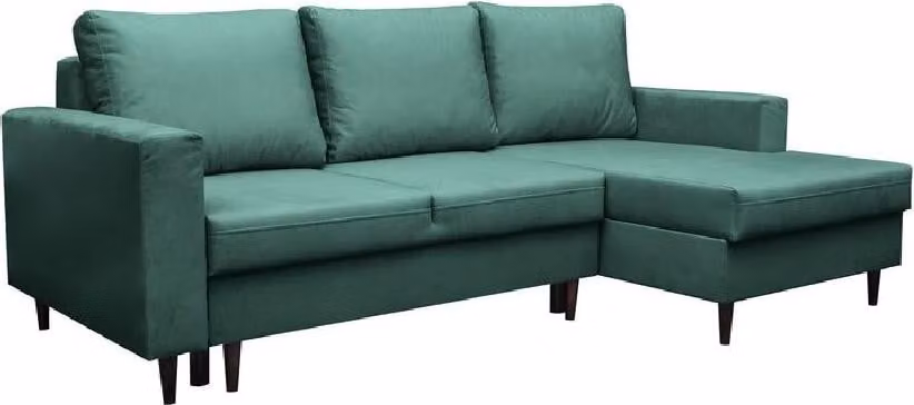 Graue Sofa Designer mit Bettfunktion Wohnlandschaft Schlafsofa Ecksofa Couch