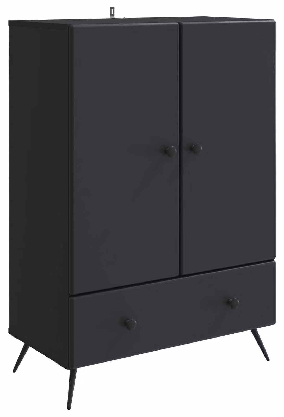Credenza Nero 66 x 34,5 x 95 cm Legno ingegnerizzato