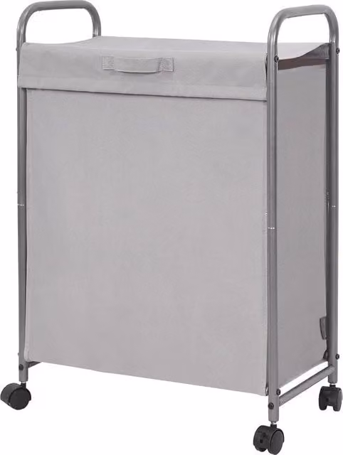 Asciugatrice verticale con coperchio - 85 litri - asciugatrice con ruote - separatore di acqua - compatta - grigio