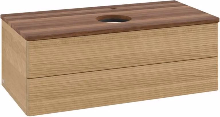 V&B Mobiletto con struttura frontale - illuminazione Antao 100x36x50cm, HL, WBP w. wal, hon. Oa