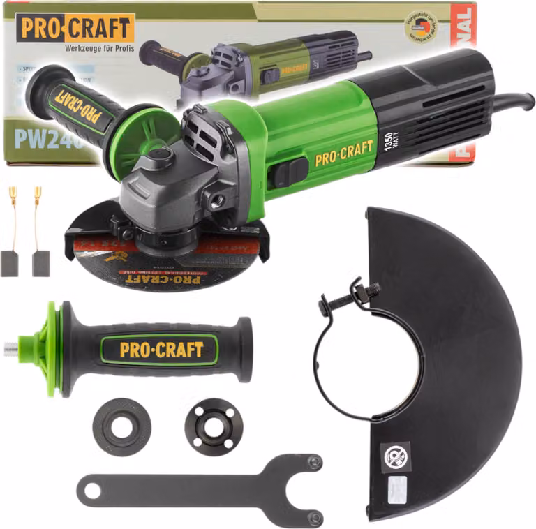 Smerigliatrice angolare Procraft PW2400ES 1350 Watt 125 mm