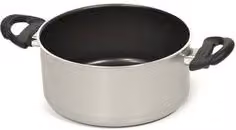 Casseruola in alluminio antiaderente Piardinox Fireworks Grigio e Nero Diametro: 16 cm
