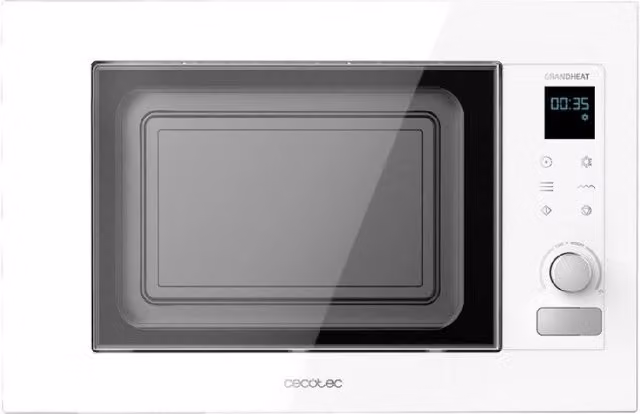 Microonde a incasso Cecotec GrandHeat 2090 combinato con grill, colore bianco – 1