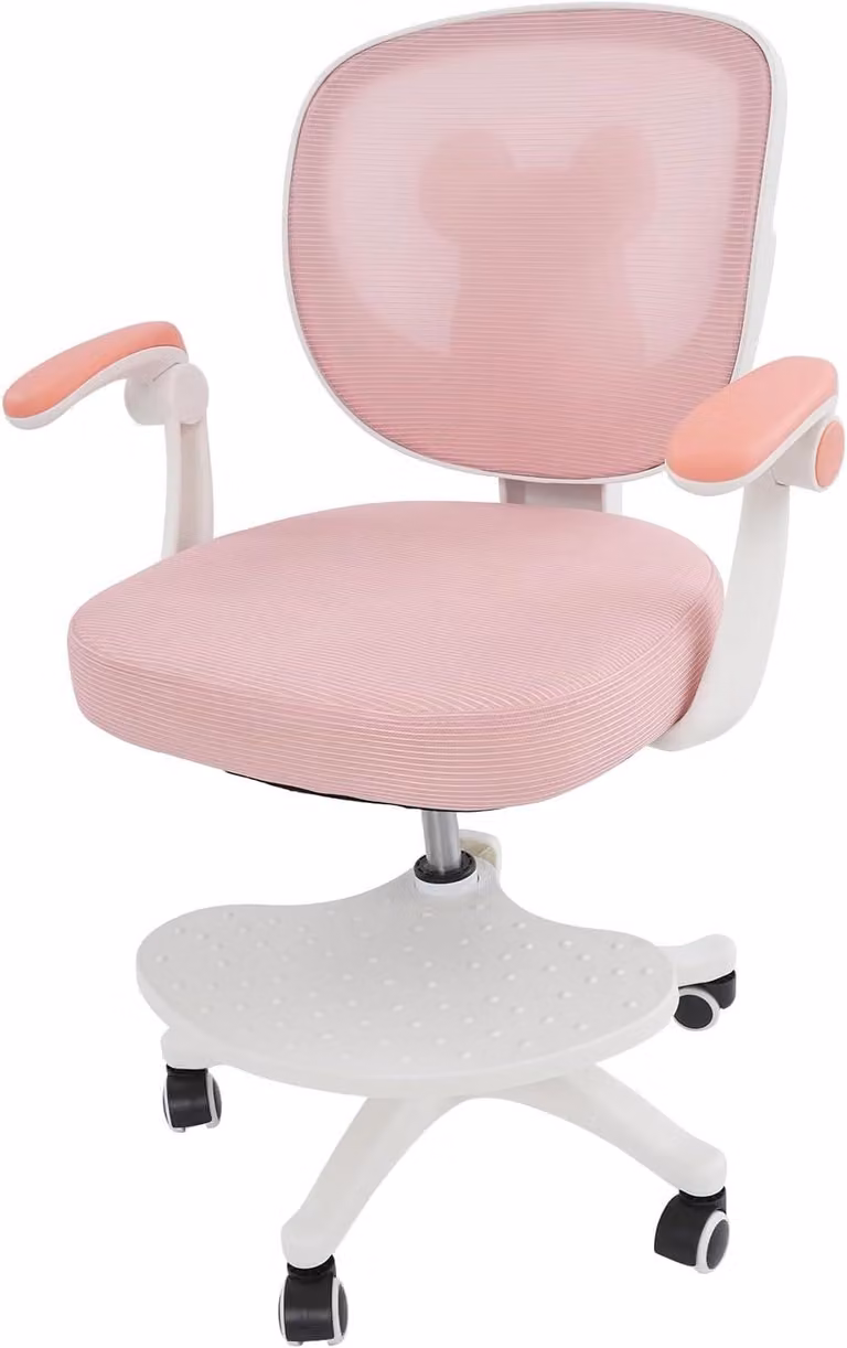 Sedia da ufficio ergonomica per bambini, con schienale regolabile in altezza da 76 a 81 cm, traspirante, ideale per la cameretta