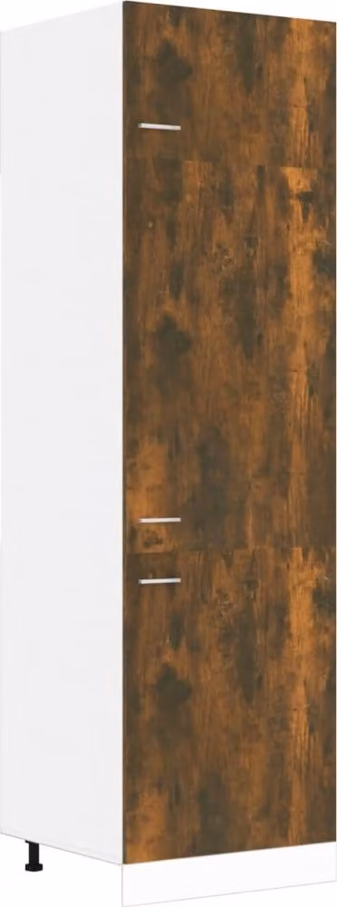 Armadio per Frigo “Lyon” Rovere Fumo 60x57x207 cm