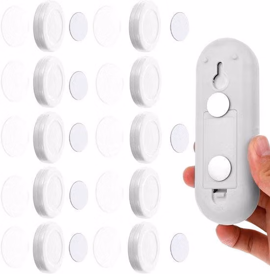 Set di supporti magnetici autoadesivi per telecomandi da parete