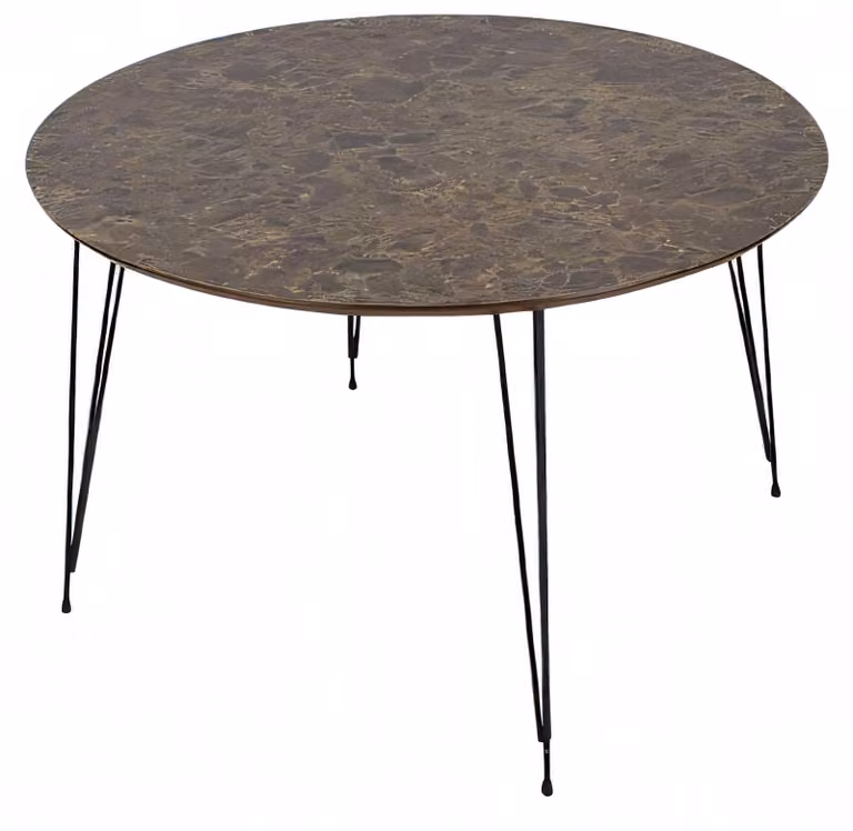 Eleganter brauner Couchtisch aus Holz im modernen Stil