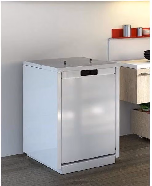 Termostufa a Pellet Anselmo Cola TERMOPUS18 con Camera di Combustione ad Acqua, Potenza Termica 19,37 kW, Efficienza 93%, Colore Bianco, L: 100 cm, P: 61 cm, H: 82 cm