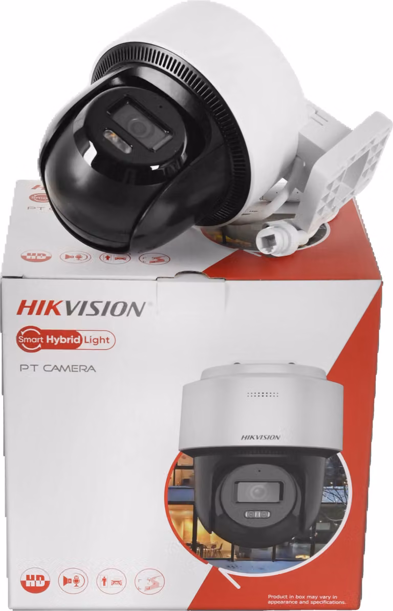 Telecamera PT Hikvision, 4MP ad alta risoluzione, tecnologia intelligente a luce ibrida, DS-2DE2C400MWG-E, 2,8 mm