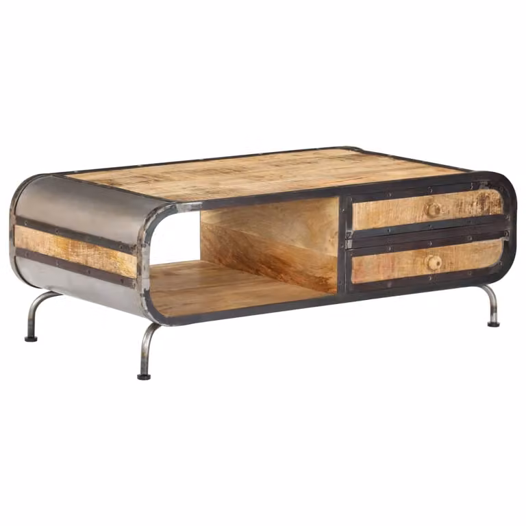 Maison Exclusive - Tavolino 100 x 50 x 35 cm in legno massello di mango