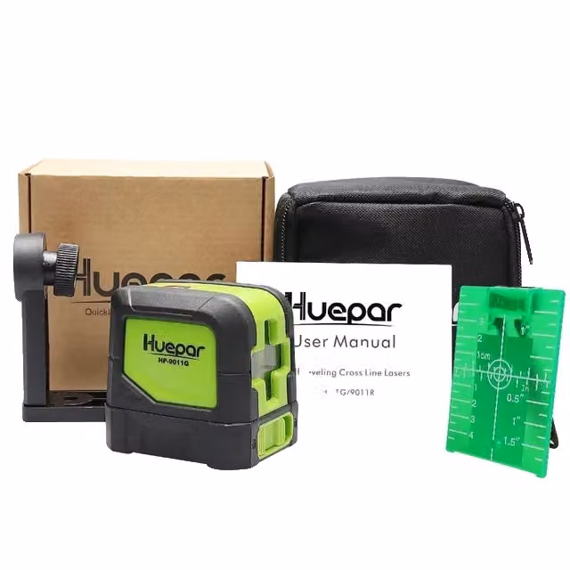Livellamento laser, proiezione a doppia linea, livellamento di precisione, livellatore laser verde