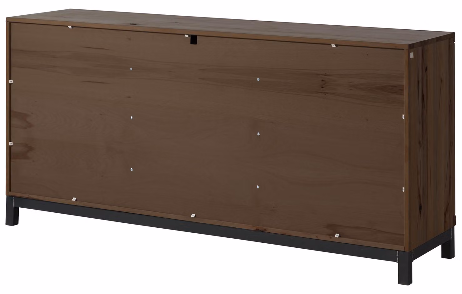 MASSIVMOEBEL24 | Credenza in legno di faggio 175x45x85 oliato marrone tabacco VILLANDERS #209