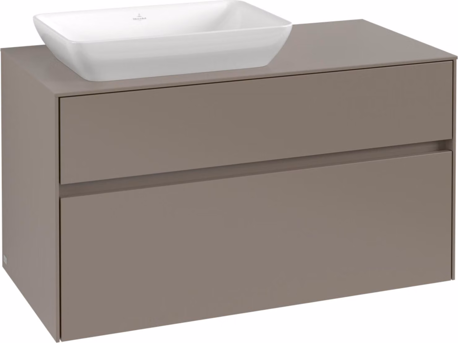 Mobiletto V&B Collaro 100x54,8x50cm, WT sinistra, blu marino