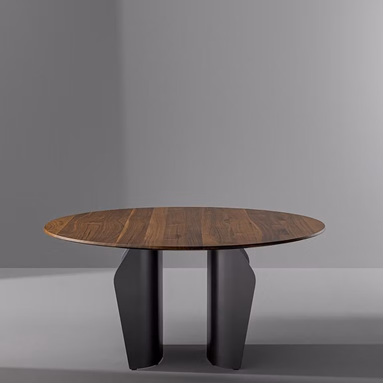 Tavolo Flame Wood Bonaldo rotondo
