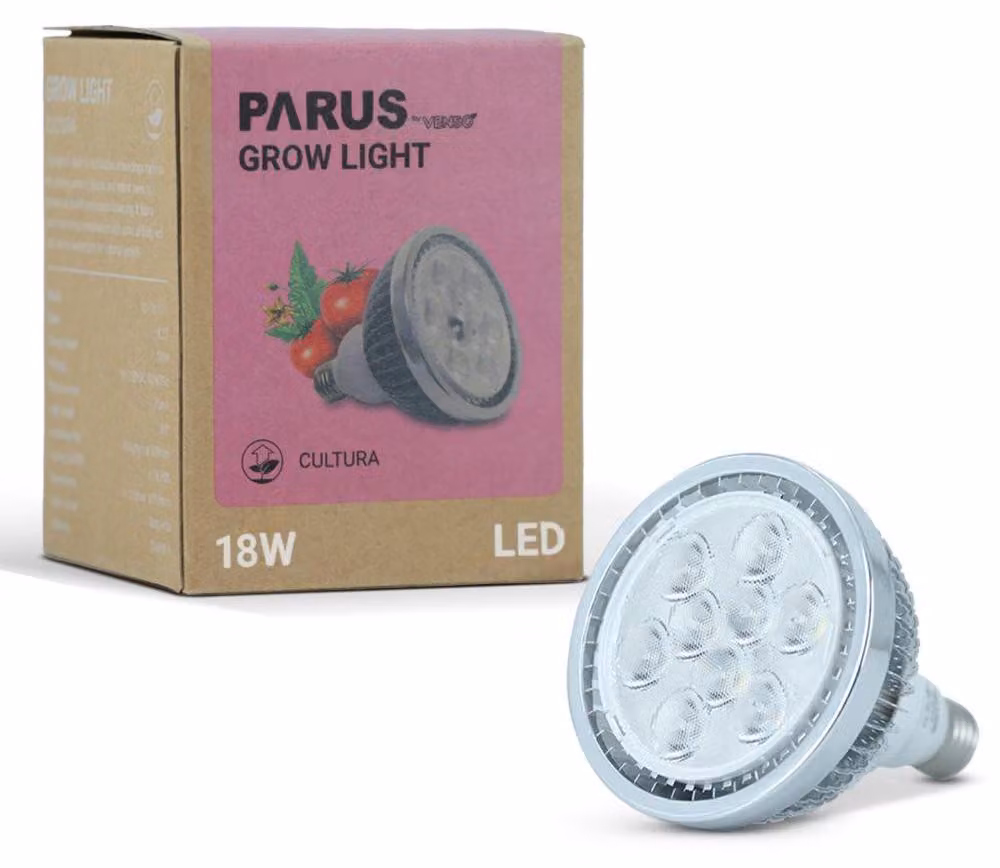 Lampada per piante Parus E27, a spettro completo, per la crescita delle piante