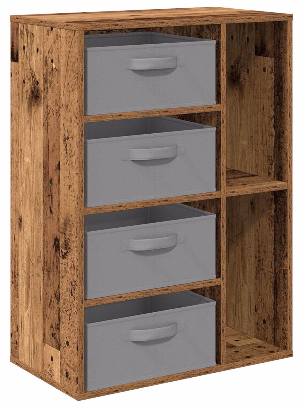 Credenza con cassetto Legno vecchio 60 x 33,5 x 84 cm