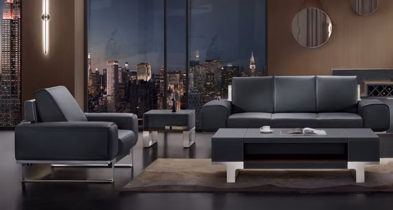 Design Sofa Sitz Polster Couch Gruppe Garnitur Möbel Leder 3 1 Sitzer Set